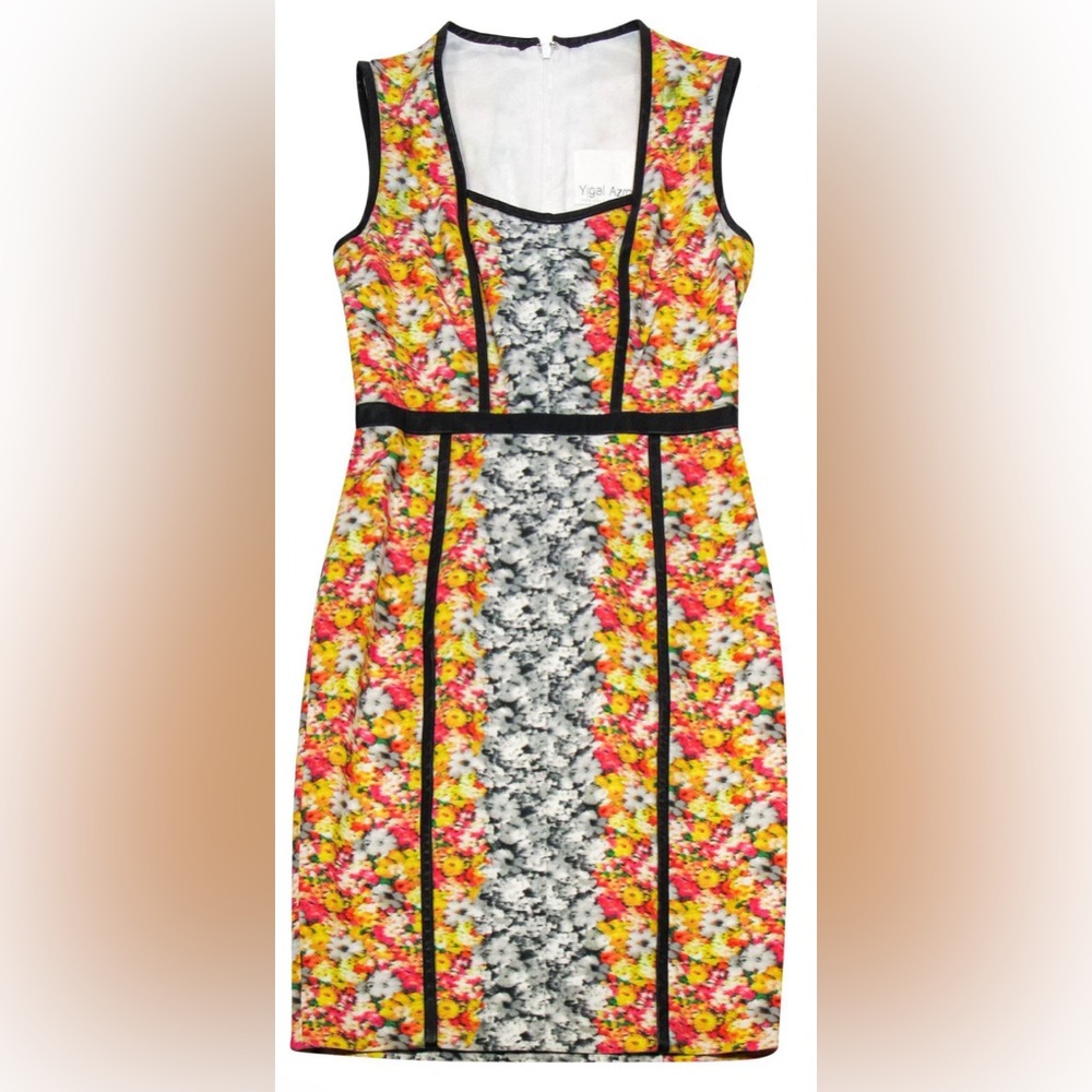 Yigal Azrouël Sheath Floral Dress